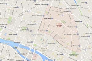 Карта парижа на русском языке Карта парижа на русском языке с достопримечательностями